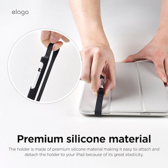 Elago Silicone Band Holder Apple Pencil Apple Pencil Pro Black