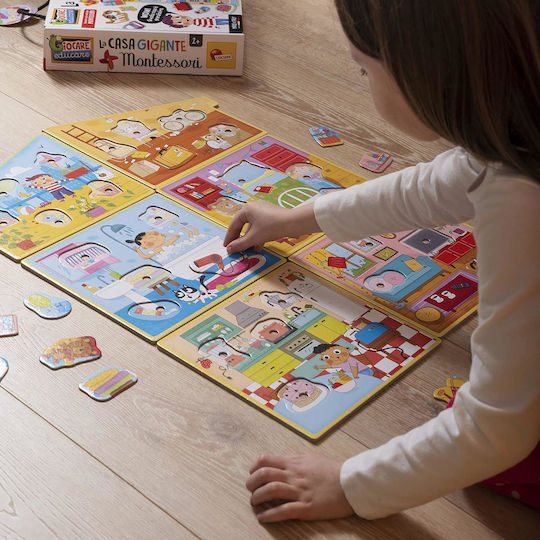 Lisciani Giochi My Tidy Little House Montessori Joc Educațional de Cunoștințe pentru 2+ ani Ani