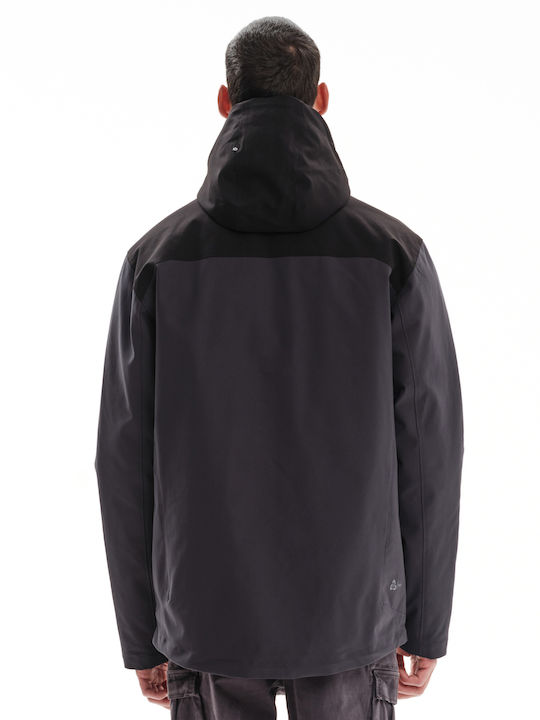 3 in 1 Winter Jacket Waterproof Black