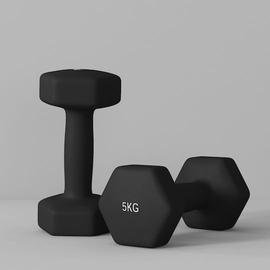 Sportnow Hexagon Dumbbell 1 x 5kg