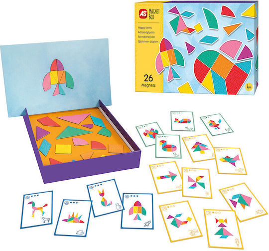 AS Magnetic Construction Toy Magnet Box Funny Shapes Educational Magnets for Children 4+ Years