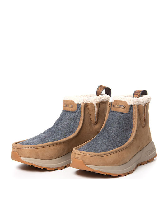 Landroamer Cozy Leather Women's Chelsea Boots Brown