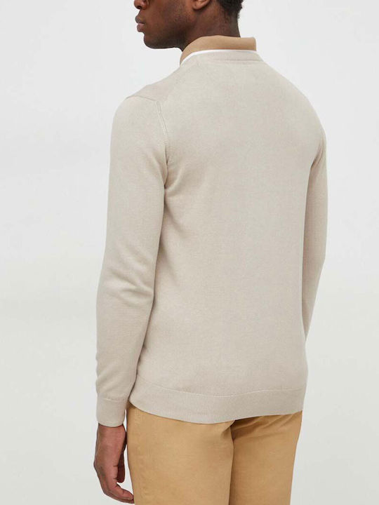 Barbour Men's Long Sleeve Sweater beige