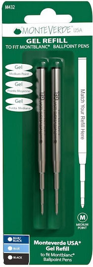MontBlanc Capless 2 Ersatz- und Füllfederhaltertinten für Stift Mittel Blaue
