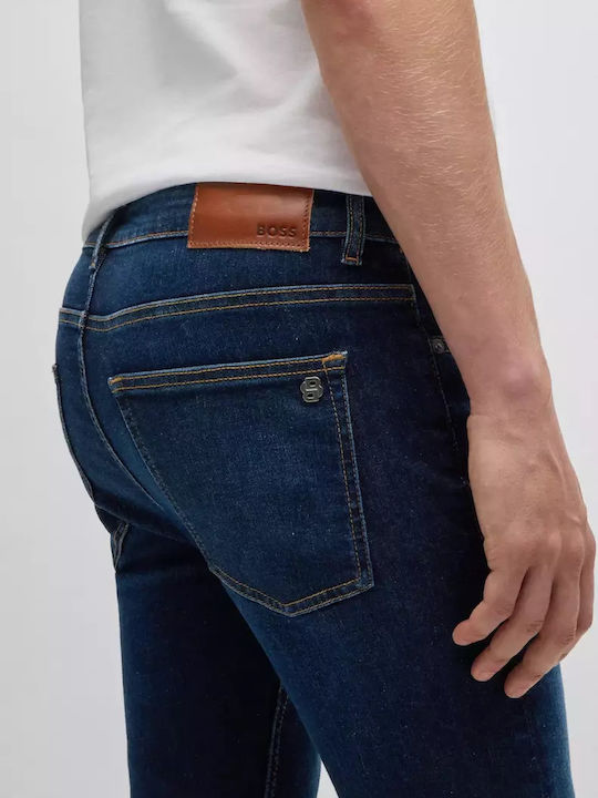 Delaware Men's Elastic Slim Fit Jeans Blue