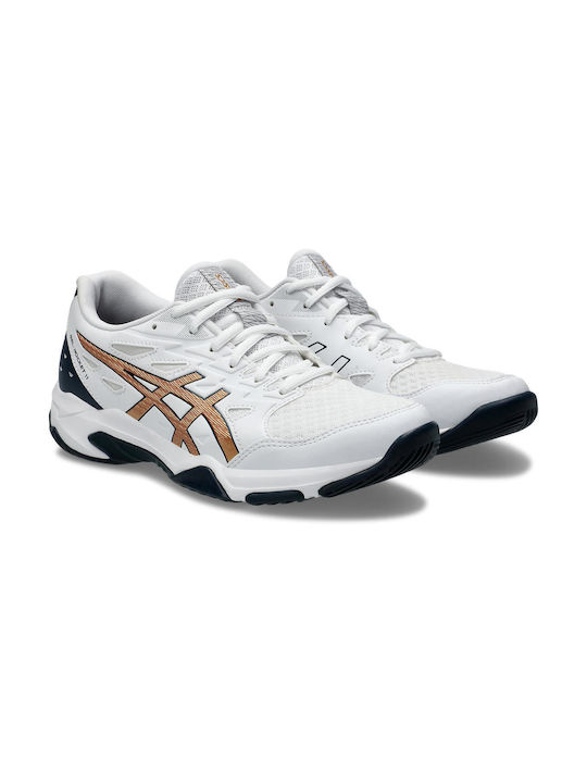 Gel-rocket 11 Damen Sportschuhe Volleyball Wht / Gld
