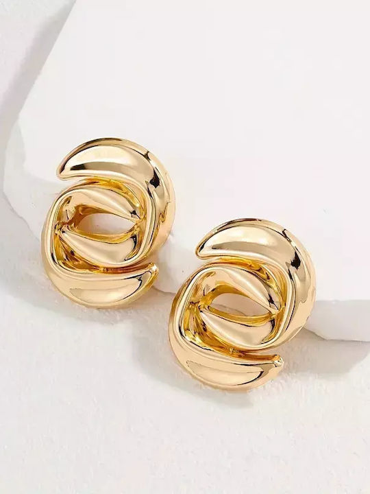 Earrings made of Steel Gold Plated