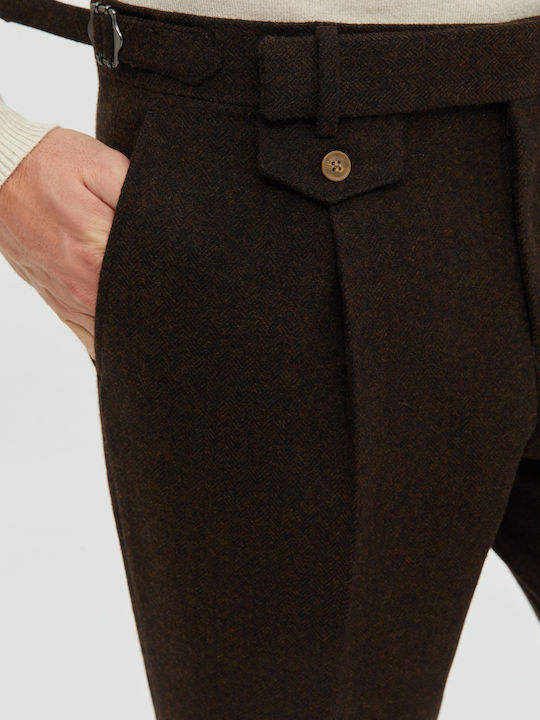 Aristoteli Bitsiani Men's Trousers coffee