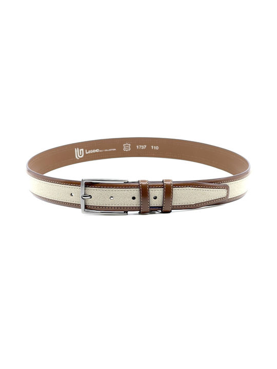 Legend Accessories Men's Belt Beige