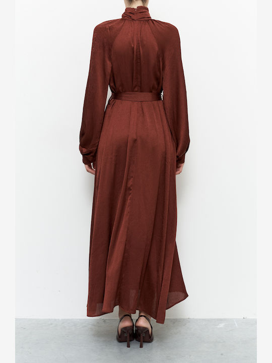 Lumina Kleid Bordeaux