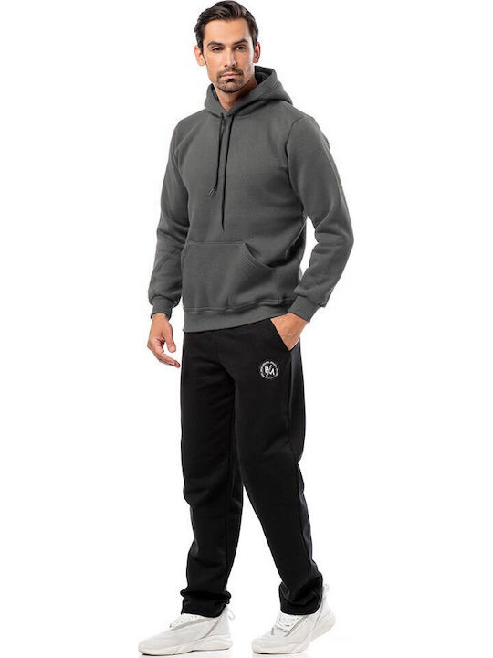 Sweatshirt with Hood Gray