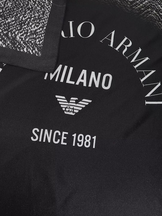 Emporio Armani Γυναικείο Μεταξωτό Φουλάρι Μαύρο Emporio Armani Γυναικείο Μεταξωτό Φουλάρι Μαύρο