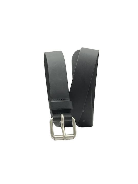 Petrol Industries Men's Leather Belt Black