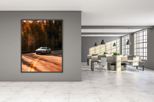 Painting Sport Car On Winding Road 50x80