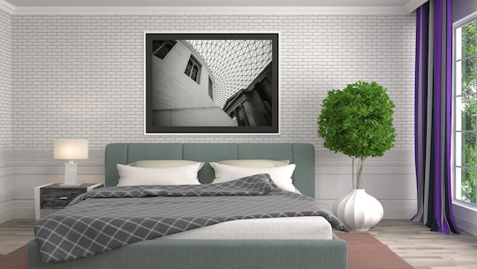 Geometric Architecture Painting A Modern Museum 30x20