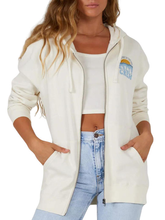 Salty Crew Women's Hooded Cardigan Bone