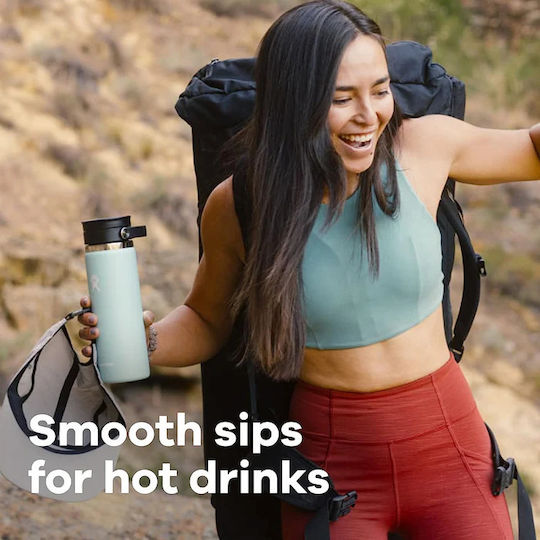 Hydro Flask Wide Mouth Ποτήρι Θερμός Ανοξείδωτο BPA Free 470ml Cascade