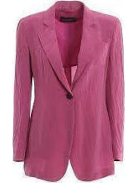 Emporio Armani Blazer pentru femei Sacou Roz