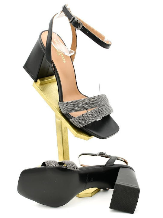 Leder Sandalen Schwarz