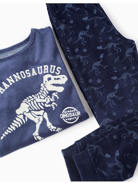 Zippy Kids' Pajamas Winter Velvet Blue