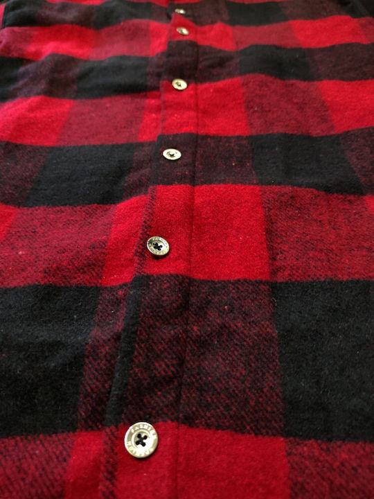 Men's Flannel Shirt G-Port Plaid Red