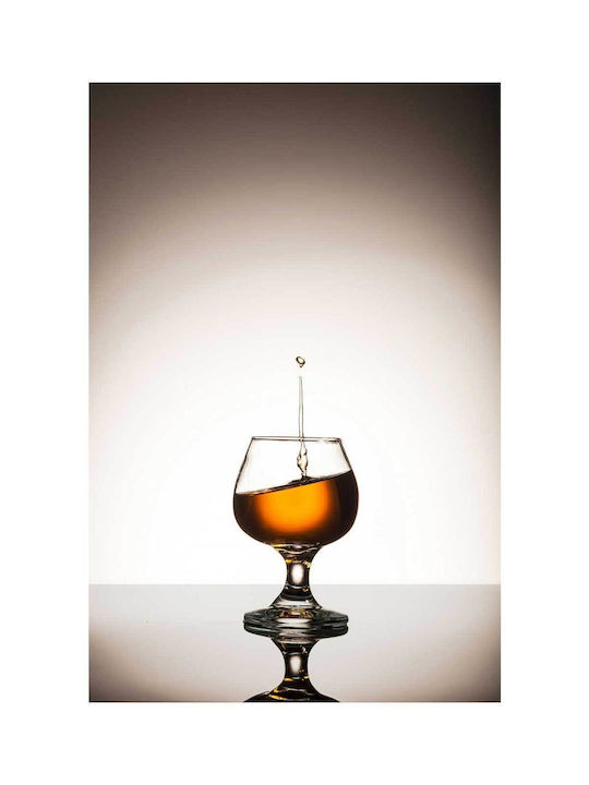 Πίνακας Glass Whiskey Splash Ποτήρι Ουίσκι Splash 100x150
