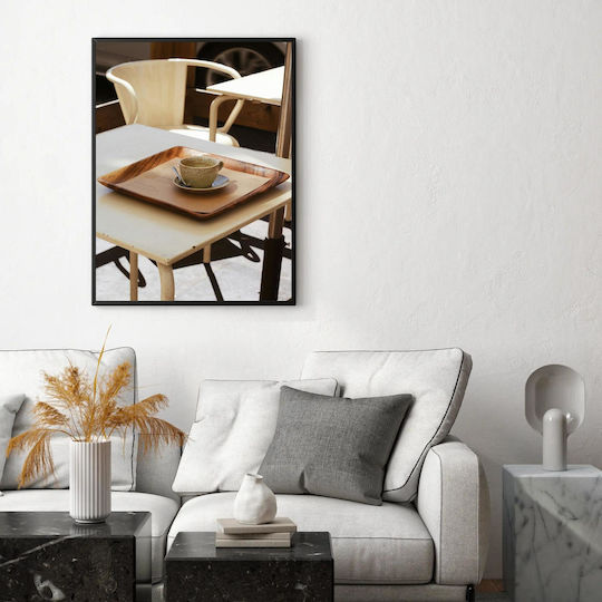 Πίνακας Coffee Cup On Table Φλιτζάνι Καφέ Στο Τραπέζι 80x120