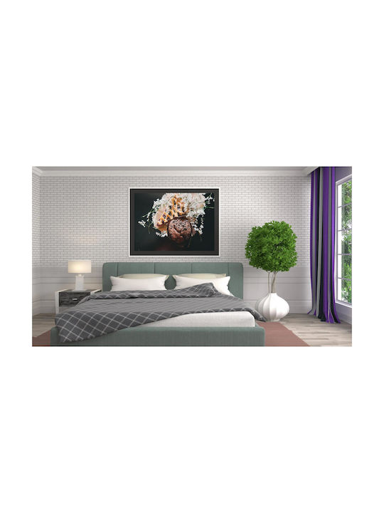 Πίνακας Desserts Flowers Επιδόρπια Λουλούδια 120x80
