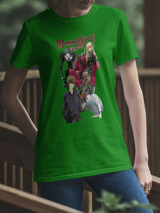 Characters Tricou Death Note Verde Bumbac