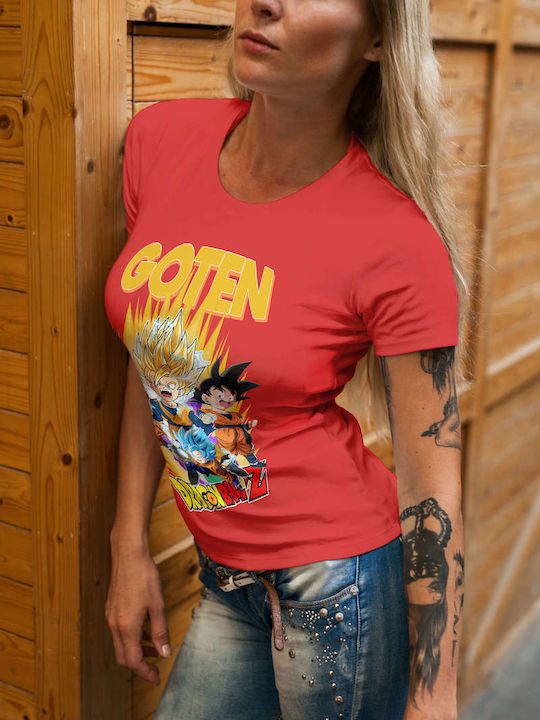 T-shirt Dragon Ball Rot Baumwolle