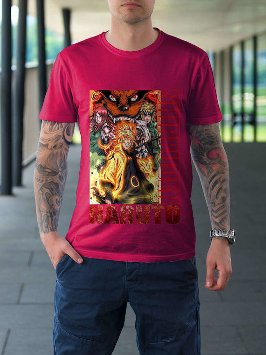 Poster Tricou Naruto Fuchsia Bumbac