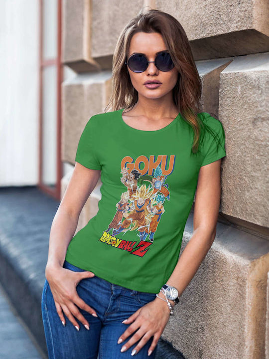 Tricou Dragon Ball Verde Bumbac