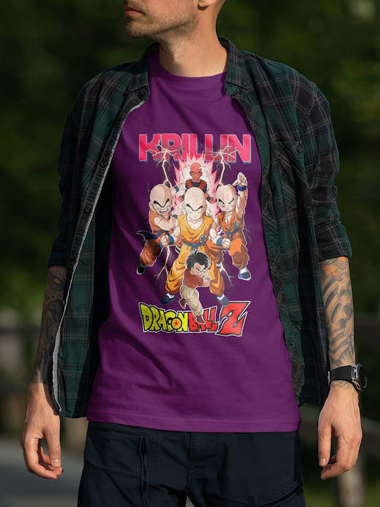 From T-shirt Dragon Ball Purple Cotton