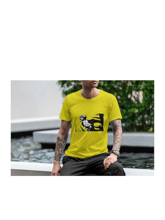 Epic Fantasy Creature T-shirt Yellow Cotton