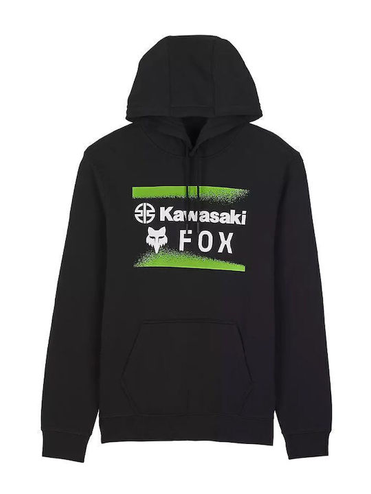 X Kawasaki Яке с Качулка Черно