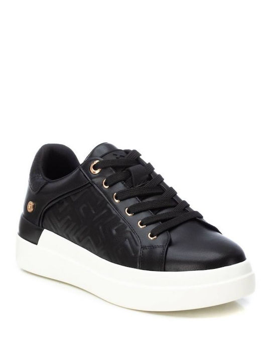 Xti Damen Flatforms Sneakers BLACK