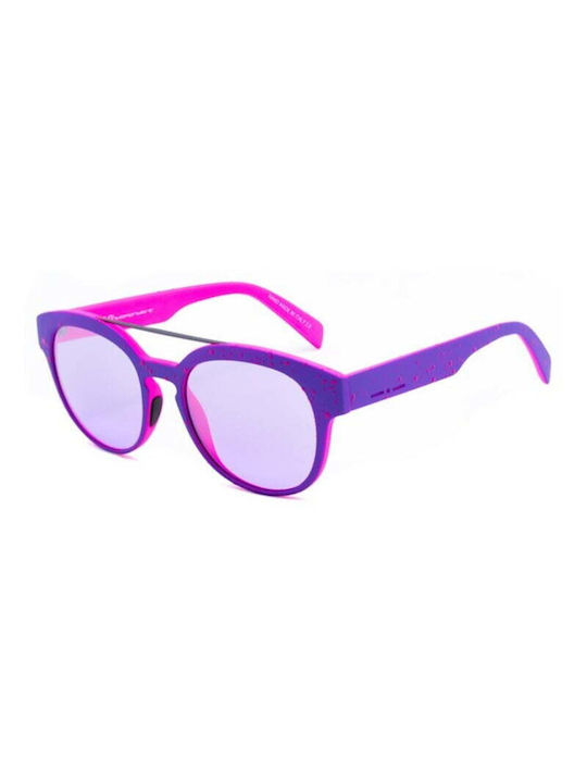 Italia Independent Women's Sunglasses with Purple Plastic Frame and Purple Lens