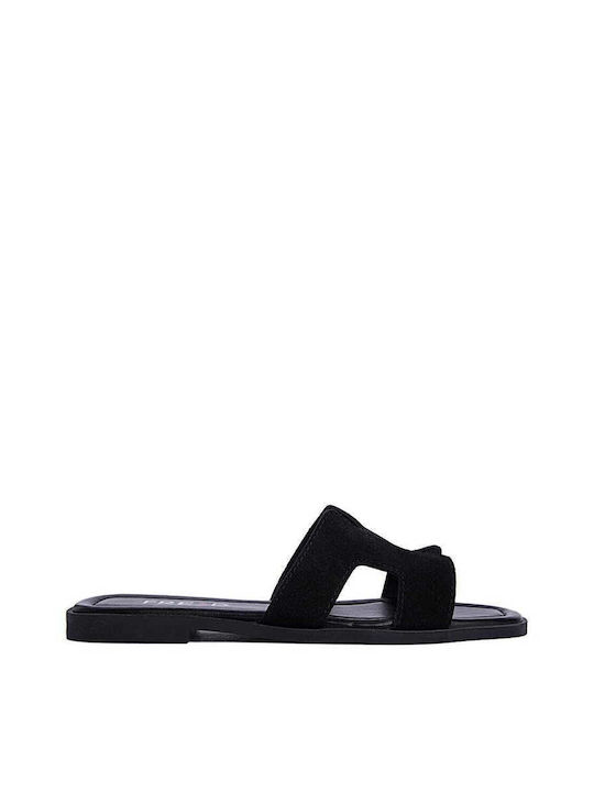 Keep Fred Women's Flat Sandals in Black Color