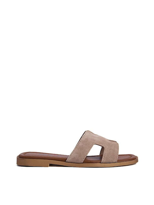 Keep Fred Women's Flat Sandals in Beige Color