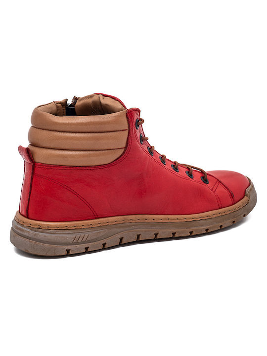 Air Anesis Women's Ankle Boots Red