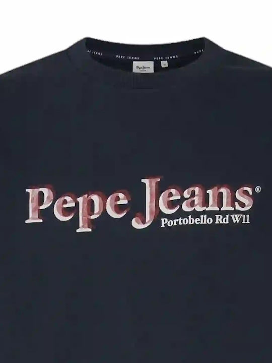 Pepe Jeans Drop Ανδρικό Φούτερ Μπλε