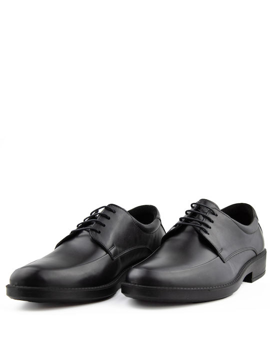 Boxer Men's Leather Dress Shoes Black