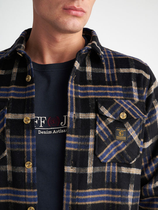 Jackson Long Sleeve Overshirt Regular Fit Checked Checked 61-102.052.N0000