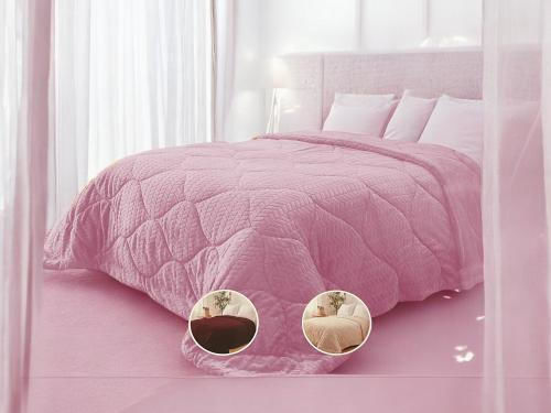 Linea Home Duvet Cover Single 160x210cm Explora Dusty Pink