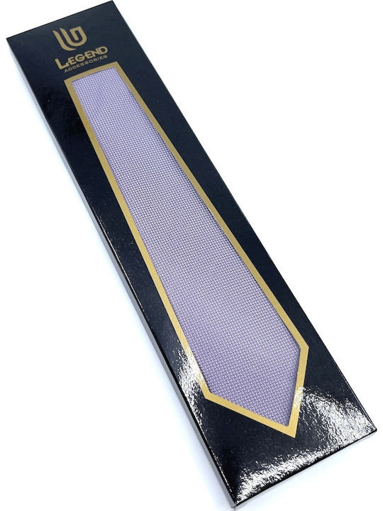 Legend Accessories Set de Cravată pentru Bărbați Monocromie în Culorea Violet Legend Accessories Set de Cravată pentru Bărbați Monocromie în Culorea Violet