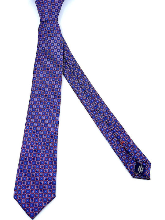 Legend Accessories Men's Tie Silk Printed in Purple Color