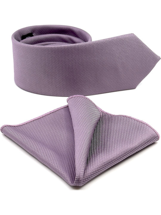 Legend Accessories Set de Cravată pentru Bărbați Monocromie în Culorea Violet