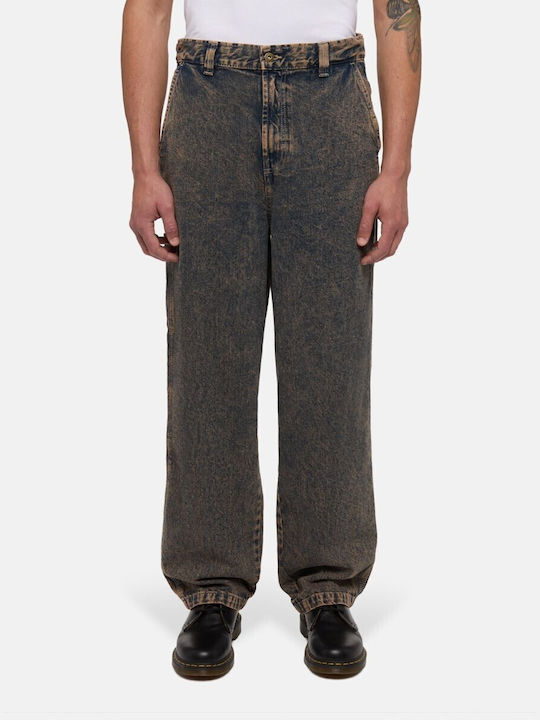 Dickies Pantaloni de Bărbați din Jean în Linie Baggy Brown