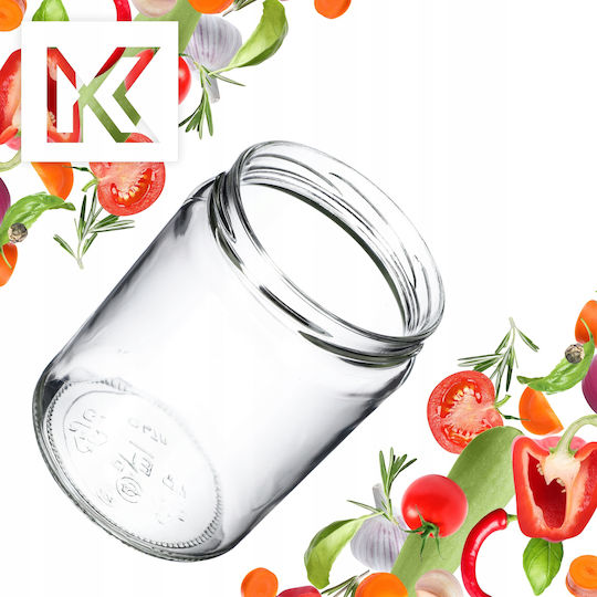 Borcan de sticlă Kadax 540ml pentru conserve, condimente, gem, miere 48 buc