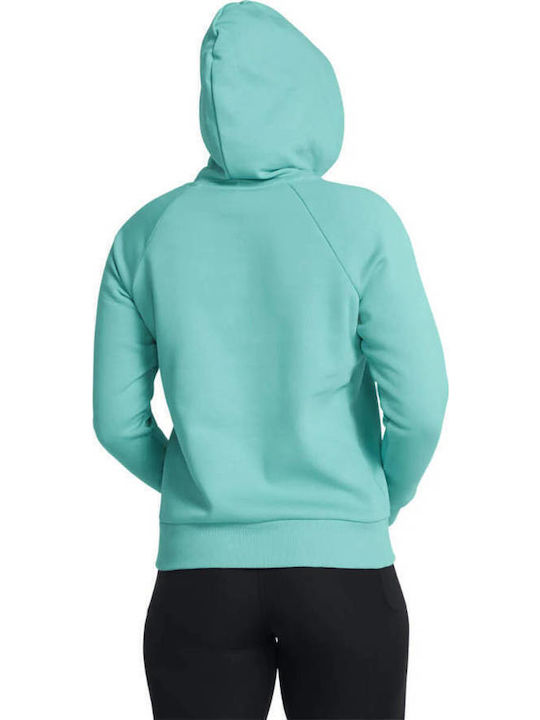 Ua Rival Women's Sweatshirt Hooded Green